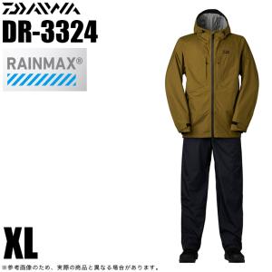 ダイワ DR-3324 (オリ−ブ XL) RAINMAX コンパクトレインスーツ (レインウェア) 上下セット/セットアップ/2024年モデル /(5)｜f-marunishi