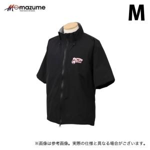 マズメ MZRJ-686 (ブラック／M) コンタクトレインジャケットショートスリーブ (レインウェア・フィッシングウェア) /mazume /(5)｜つり具のマルニシYahoo!店
