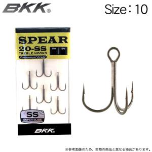 (5)BKK SPEAR-20 SS (サイズ：10) 入り数：6本 (トレブルフック)｜f-marunishi