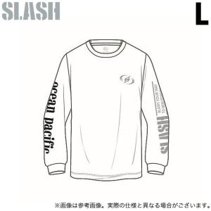 【取り寄せ商品】 スラッシュ SL-300 (ホワイト／L) オーシャンパシフィックコラボロンT (Tシャツ・フィッシングウェア) /(c)｜f-marunishi
