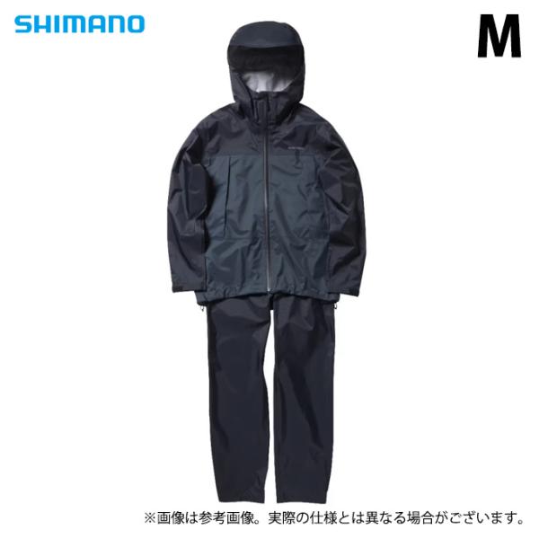 【目玉商品】シマノ RA-047X (M／ブラック) 3レイヤー レインスーツ (フィッシングウェア...