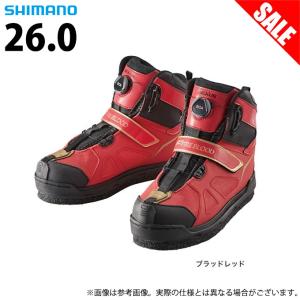 【目玉商品】 シマノ FS-175U (26.0／ブラッドレッド) リミテッドプロ ゴアテックス ボアシューズ (磯靴・磯シューズ) /(7)｜f-marunishi