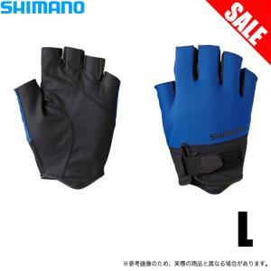 【目玉商品】シマノ GL-009V (ブルー／L) ベーシック グローブ 5 (手袋・フィッシンググローブ) /(5)｜つり具のマルニシYahoo!店