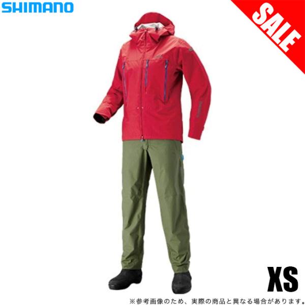 【目玉商品】シマノ (RA-024S フェニックスレッド XS) DSエクスプローラースーツ (レイ...