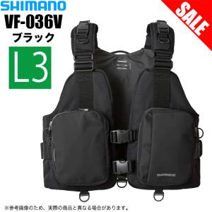 シマノ デタッチャブルゲームベスト VF-036V (ブラック)