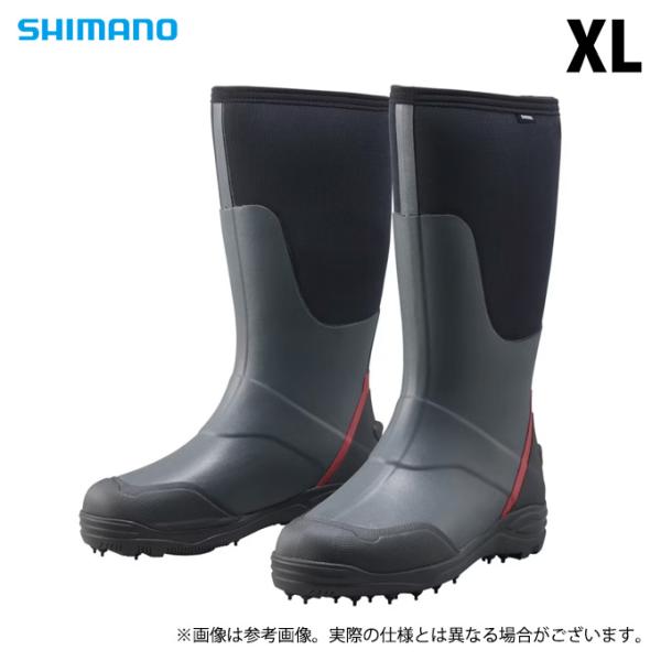 【取り寄せ商品】 シマノ FB-030W (XL／チャコールレッド) サーマルブーツ スパイク (靴...