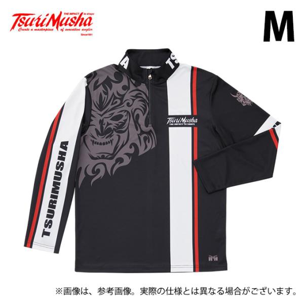 釣武者 Musha ラインジップシャツ (Mサイズ) (フィッシングウェア) /TsuriMusha...