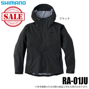 シマノ RA-01JU レインギアジャケット 01 (カラー：ブラック)