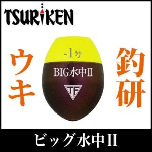 釣研(TSURIKEN)　ビッグ水中II　（遊動水中ウキ）　【メール便配送可】｜f-marunishi