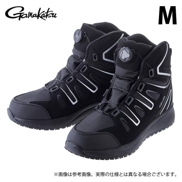 【取り寄せ商品】 がまかつ GM4540 (M／ブラック) ラジアルノンスリップシューズ(防水) (...