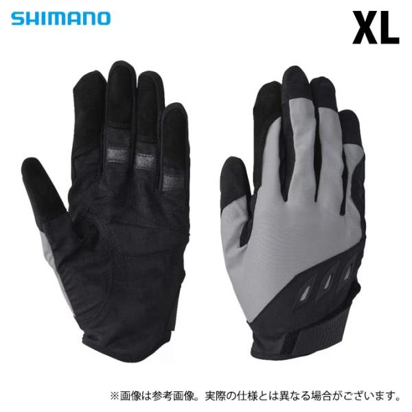 【取り寄せ商品】 シマノ GL-045X (XL／グレー) ロックショア プロ グローブ (手袋・フ...