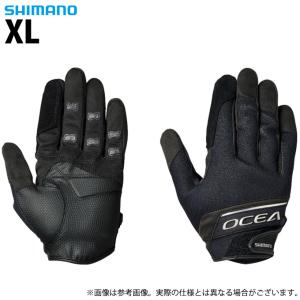 【取り寄せ商品】 シマノ GL-010V (ブラック／XL) オシア タイタニューム・アルファ グローブ (手袋・フィッシングウェア／2022年秋冬モデル) /22AW /(c)｜f-marunishiweb2nd