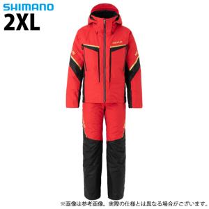 【取り寄せ商品】 シマノ RB-113V (レッド／2XL) ネクサス ゴアテックス ウォームスーツ (フィッシングウェア／2022年秋冬) /22AW /(c)｜f-marunishiweb2nd