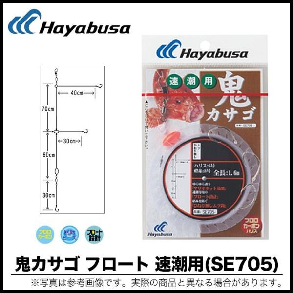 ハヤブサ フロート 速潮用 鬼カサゴ (SE705)【メール便配送可】(6)