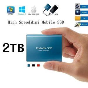 ポータブルSSD 2TB ハードディスク USB3.1 外付け 耐衝撃 強互換性 トランセンド 外付けHDD ポータブルハードディスク｜f-min