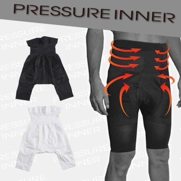 【大特価】加圧インナー プレッシャーインナー 加圧パンツ 腹筋着圧 五分丈 スパッツ レギンス メン...
