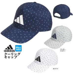 アディダス ゴルフ KVI40 総柄 スナップバック クーリング キャップ [接触冷感スウェットバンド]（メンズ）