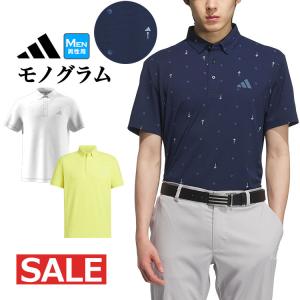 アディダス ゴルフウェア KVH28 モノグラム 半袖 シャツ ポロシャツ [吸汗速乾]（メンズ）｜F-NET GOLF Yahoo!店
