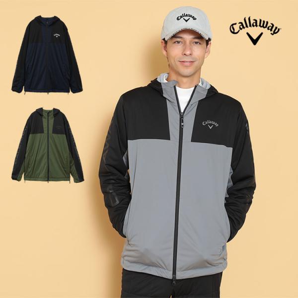 キャロウェイ ゴルフウェア C24215106 スターストレッチ フルジップ フーディ ブルゾン[高...