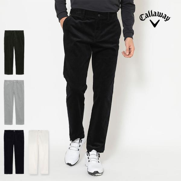 キャロウェイ ゴルフウェア C25226108 ストレッチ コーデュロイ パンツ [ウエストに伸縮性...