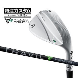 【メーカーカスタム】テーラーメイド MG4 ミルドグラインド4 クローム ウェッジ TRAVIL IRON カーボン｜f-netgolf