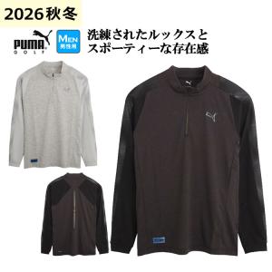 プーマ ゴルフウェア 697313 CG ZIKU T7 ZIP MOCKNECK L CGジク T7