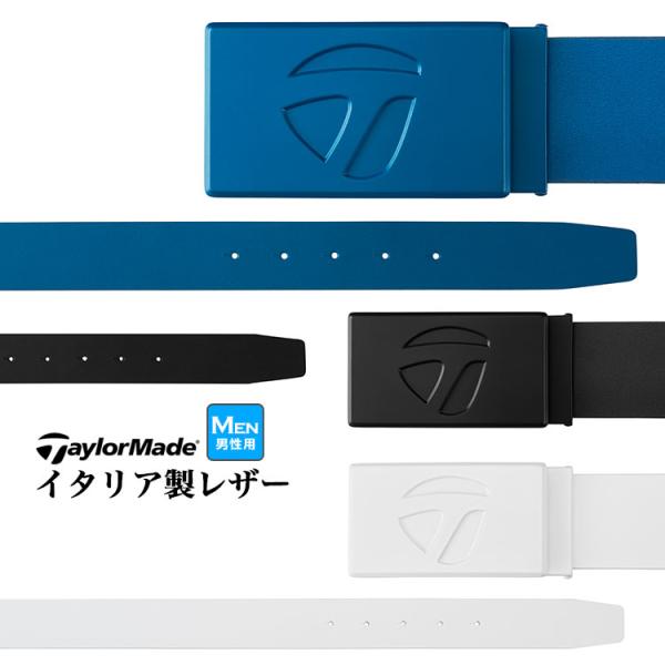 テーラーメイド ゴルフ TJ049 M レザー ベルト   (メンズ)