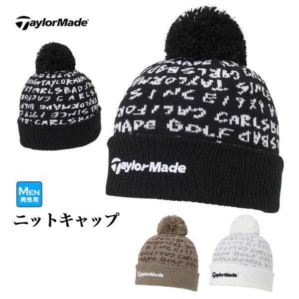 テーラーメイド ゴルフ UN930 M ワードグラフィック ニット キャップ （メンズ）