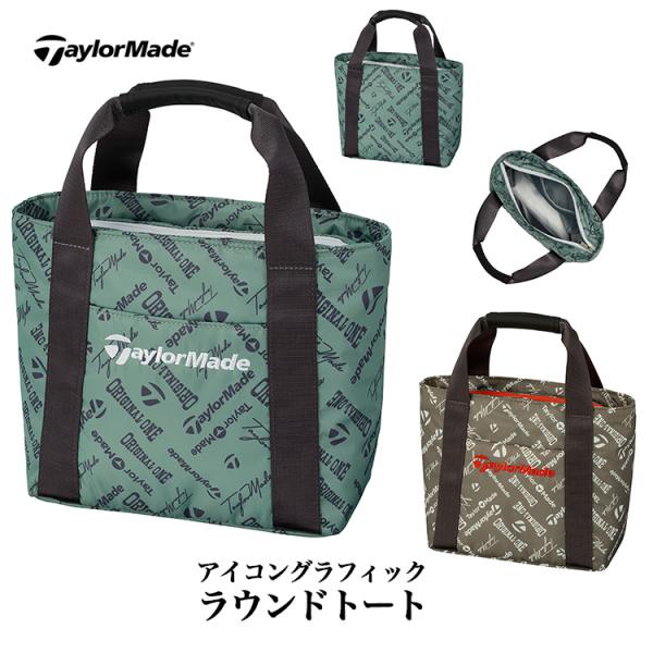 テーラーメイド ゴルフ TL595 アイコングラフィック ラウンドトート [L32xW14xH23c...