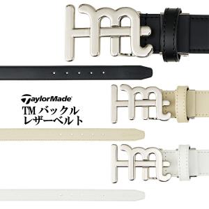 テーラーメイド ゴルフ UN595 U TM バックルレザー ベルト  （メンズ/レディース）｜f-netgolf