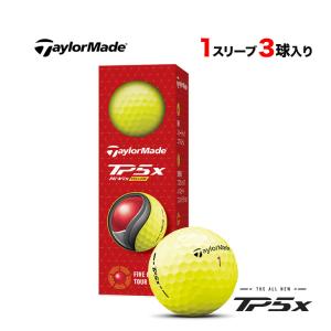 テーラーメイド ゴルフボール TP5x イエロー 1スリーブ（3球）｜f-netgolf