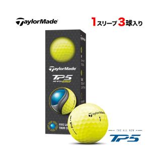 テーラーメイド ゴルフボール TP5 イエロー 1スリーブ（3球）｜f-netgolf