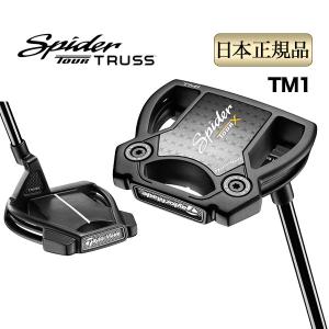 テーラーメイド ゴルフ Spider TOUR X BLACK / GUNMETAL TRUSS TM1 スパイダー ツアーX トラス パター ブラック/ガンメタル トラスヒール｜F-NET GOLF Yahoo!店