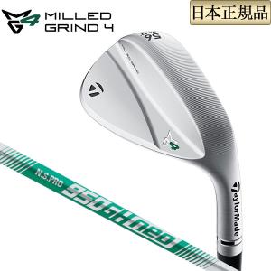 テーラーメイド MG4 MILLED GRIND 4 ミルドグラインド4 ウェッジ クローム N.S.PRO 950GH neo NSプロ ネオ スチールシャフト｜f-netgolf