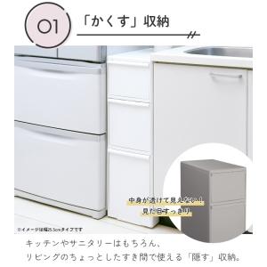 レビュー特典 すき間収納 洗面所 14cm タ...の詳細画像1