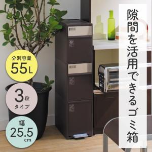 ゴミ箱 分別 スリム おしゃれ 隙間を活用できる...の商品画像