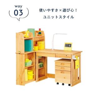 5点セット デスク 机 学習机 学習デスク 天...の詳細画像5