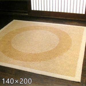 麻ラグ おしゃれ カーペット 麻だんつう 穂波 みのり 140×200cm シンプル モダン お手入れ簡単 涼しい 夏 夏用 夏ラグ オールシーズン 湿気対策｜f-news