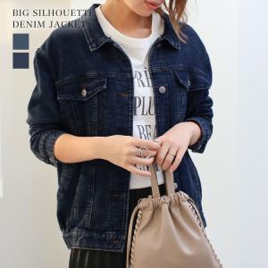 Gジャン レディース ビッグ ゆったり スウェット デニムジャケット ジージャン ブルゾン 大きいサイズ 春 春服 春コーデ