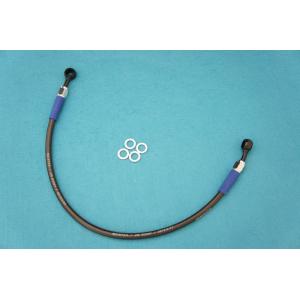 JISステンメッシュブレーキホース/ブラック 30cm（300mm）汎用