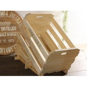 マルシェ傾斜台 レール幅可変式（傾斜台1台＆ディスプレイコンテナ木箱