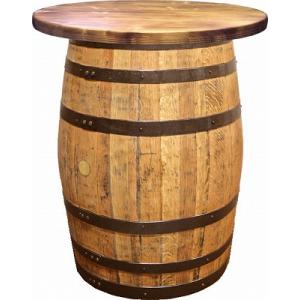樽 樽型 テーブル ホロウタイプ ウイスキー樽テーブル ホロウタイプ（天板600φ）（ナチュラル