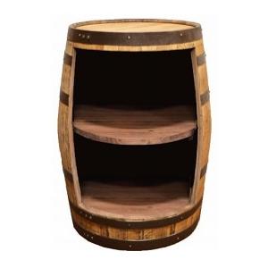 ウイスキー樽 ウィスキーボトル収納用オープンラック （1本タイプ）（ナチュラル）（代引きはご利用出来ません）｜f-raise-kanamono