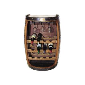 ウイスキー樽・ディスプレイ樽（無塗装・黒タガ）（送料別途）（代引き