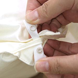 【別売】 2枚合せ（オールシーズン用） 掛け布団専用 ホック 8個セット 〔〕