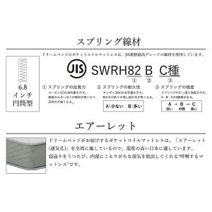 [開梱設置送料無料] ポケットコイルマットレス...の詳細画像4