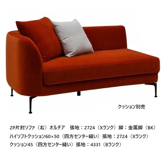 [開梱設置送料無料] エスティック スピガ オルチア 2P片肘ソファ ORC-24N / 25N 左...