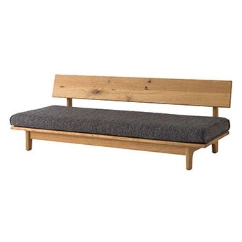 [開梱設置送料無料] 10年保証 飛騨産業 肘なしソファ3P 森のことば SN14SOO 主材：ホワ...