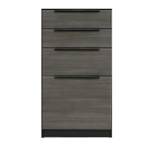 国産大川製 下台（C-2引出し） ネクシア 4サイズ対応 奥行2タイプ 本体2色対応 前板：50色対...