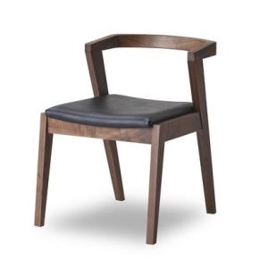 レグナテック カーポ アームチェア WN (ウォールナット無垢) 座面：布6